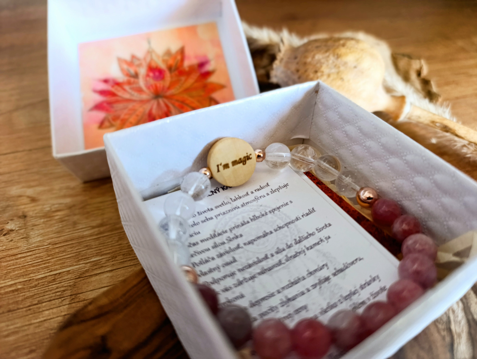 Gravírovaný náramok I am magic