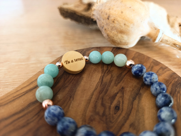 Gravírovaný náramok Tu a Teraz